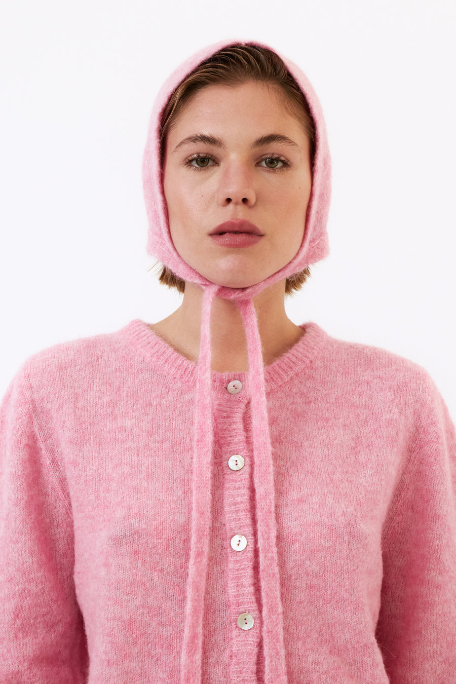 BISCUIT BABE HOOD - pink