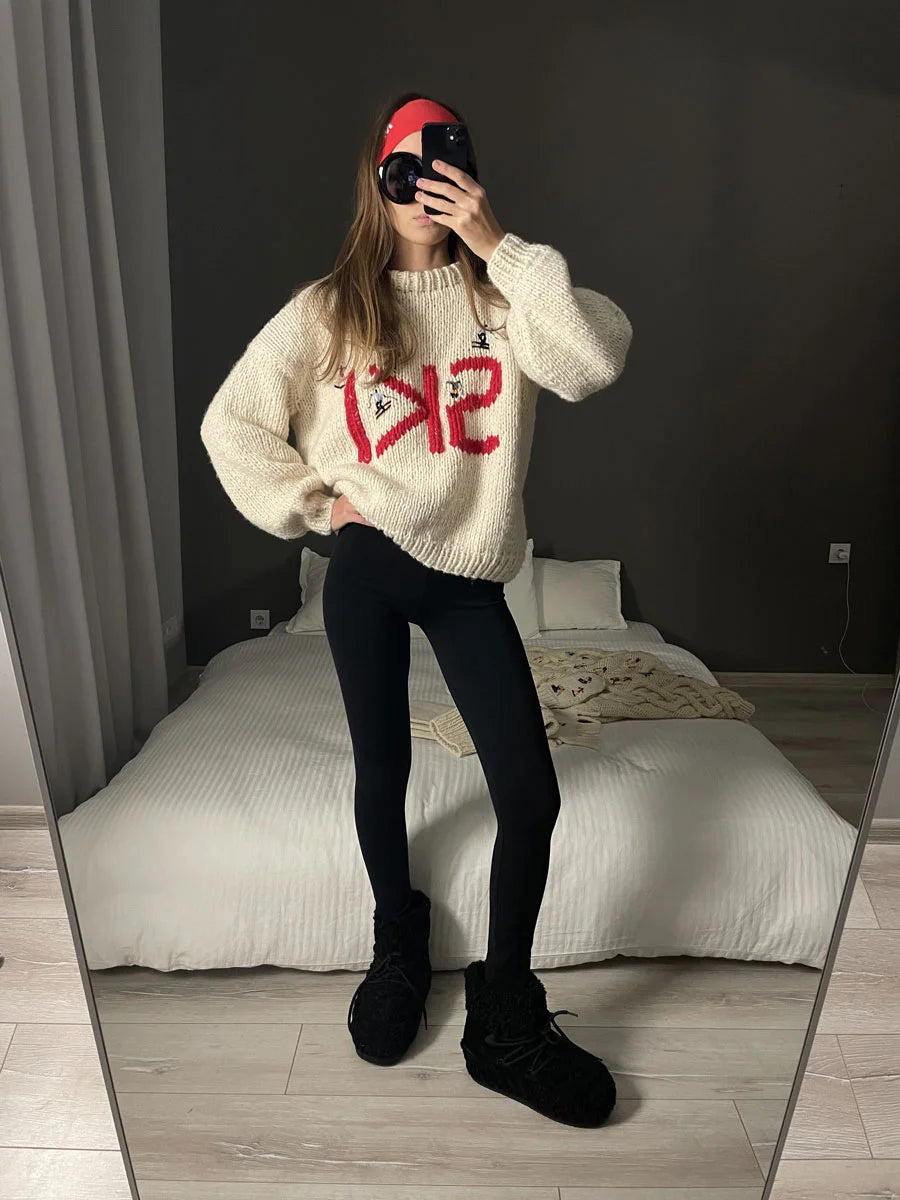 SKI Sweater - Ivory
