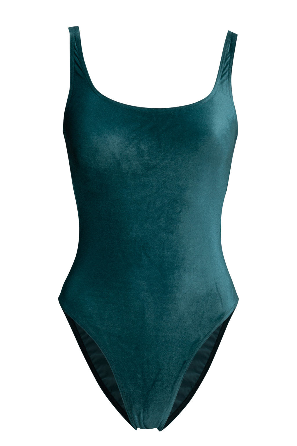 GRETA ONE PIECE - smaragd velvet