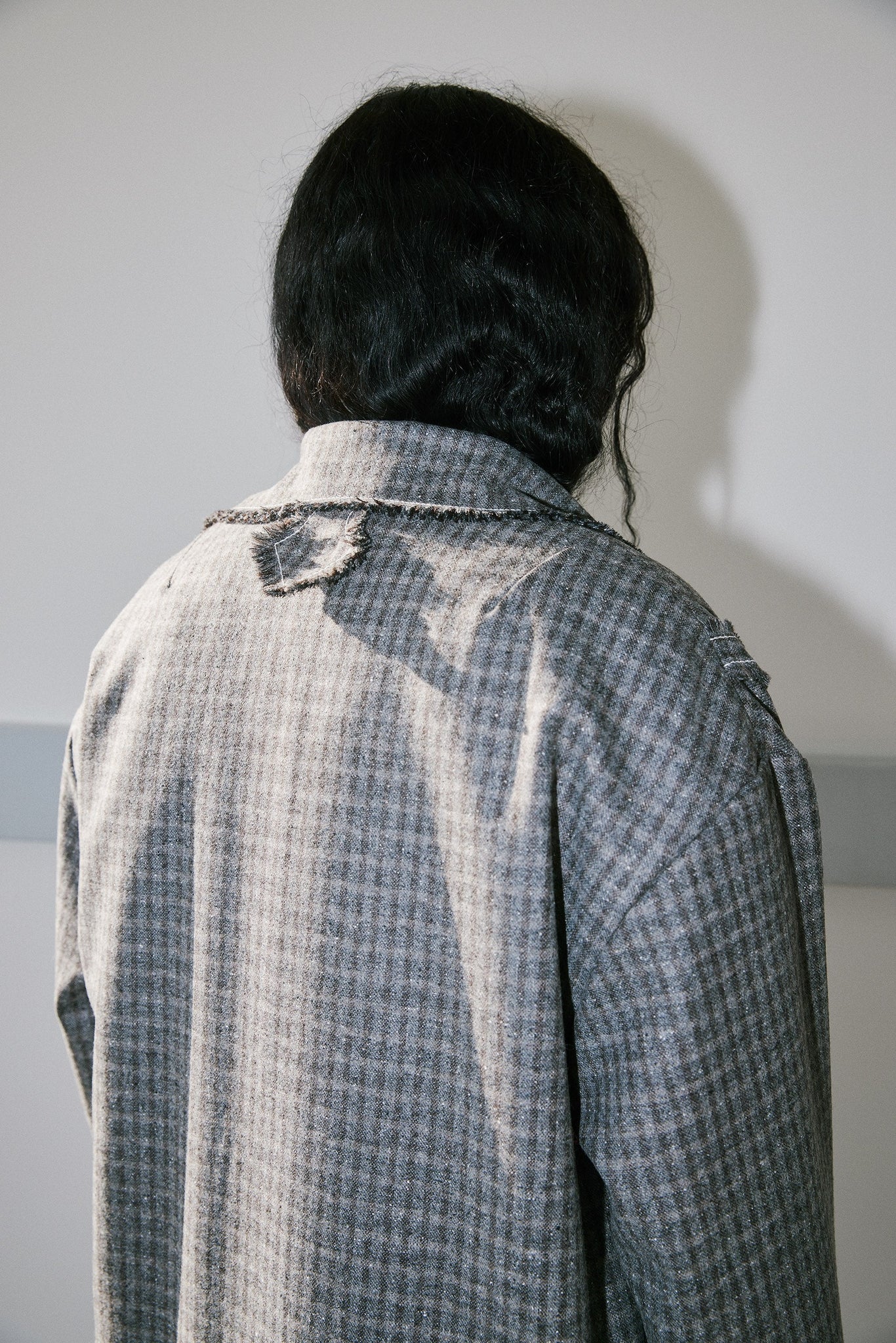 Kreata coat - grey check