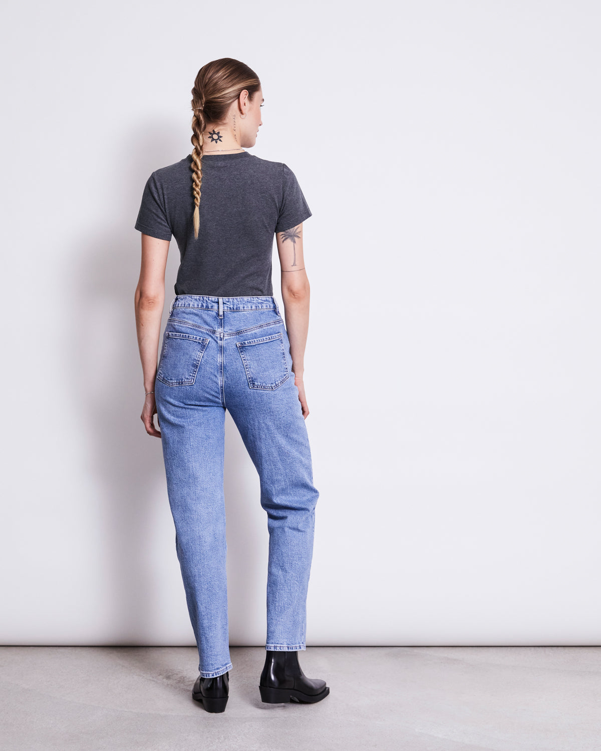 STRAIGHT LEG JEANS ALBA LIGHT BLUE