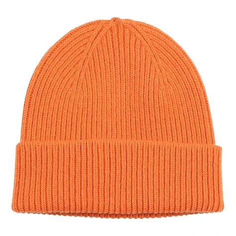 Merino Wool Beanie - Burned Orange