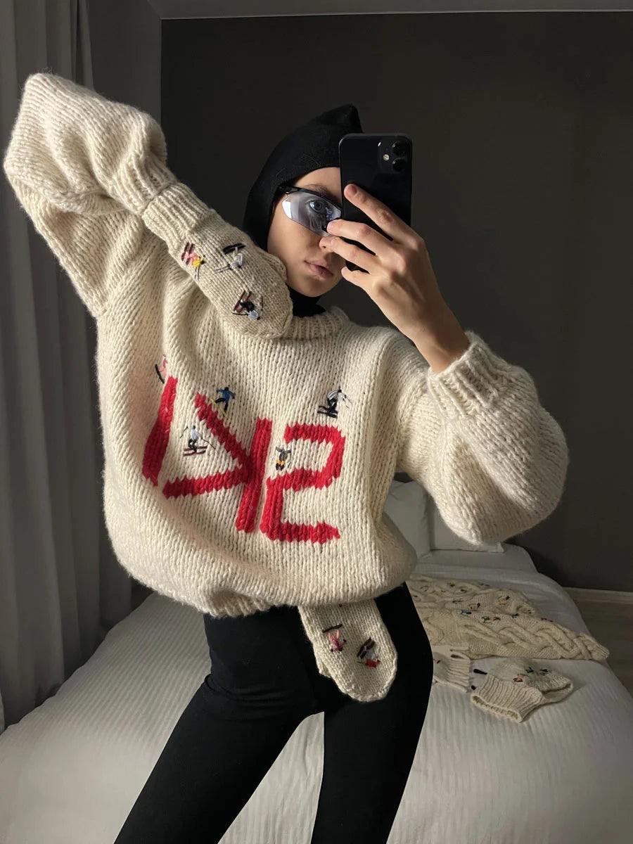 SKI Sweater - Ivory