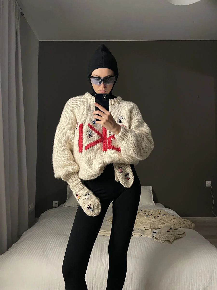 SKI Sweater - Ivory