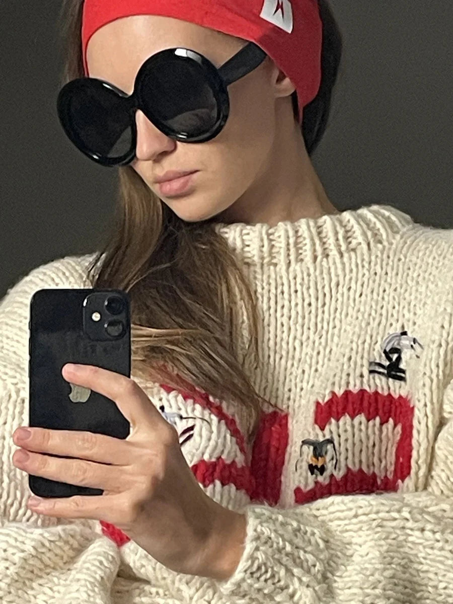 SKI Sweater - Ivory