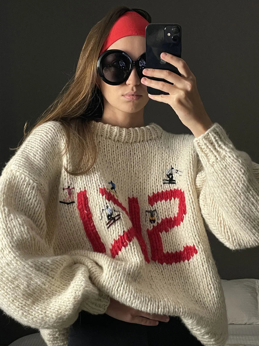 SKI Sweater - Ivory