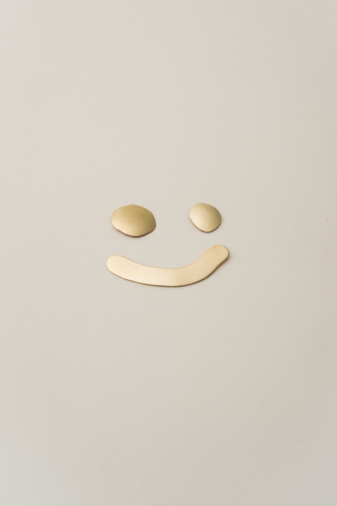 Smile Brosche - Brass