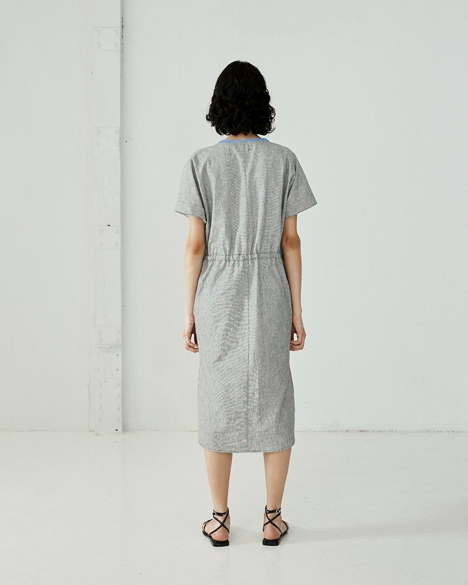 Abby Linen Dress - stripes