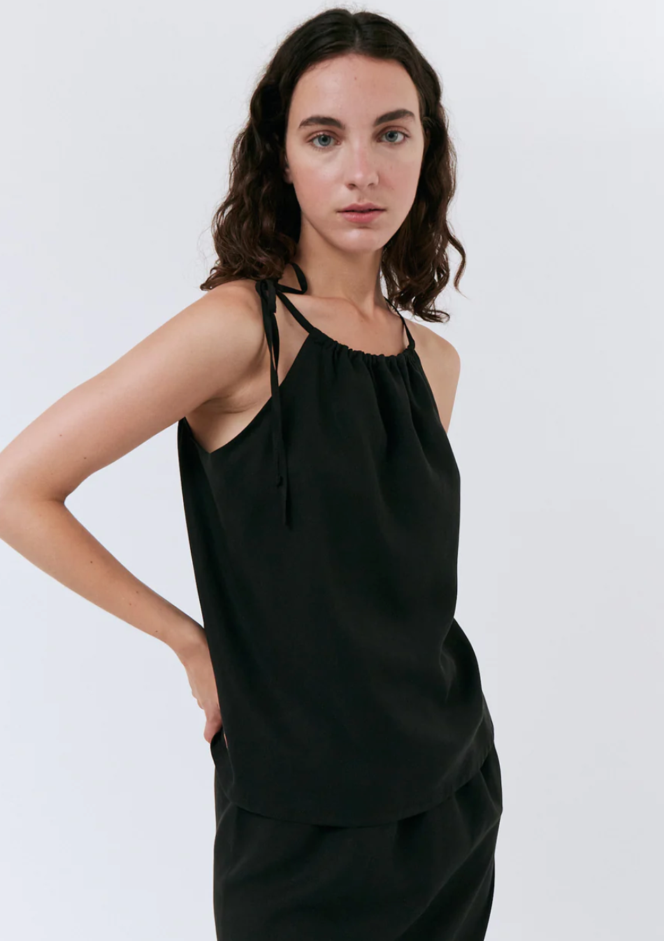 ORCHID TOP - black
