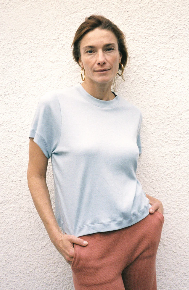 Ela Crop Top - Ice Blue