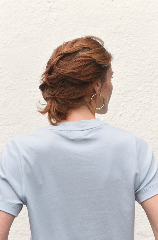 Ela Crop Top - Ice Blue