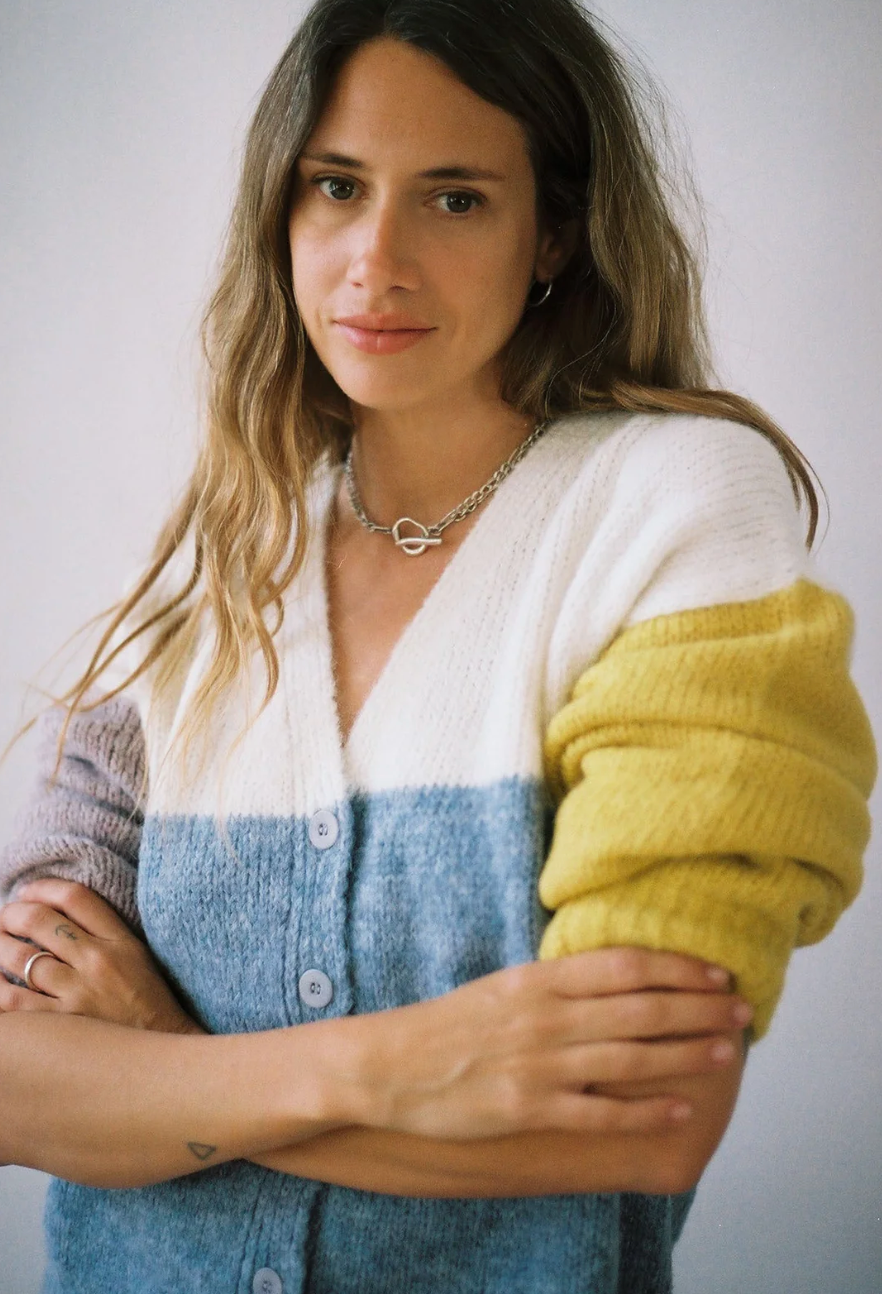 Delta Cardigan - Sky & Sun