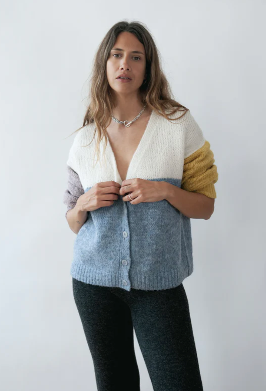 Delta Cardigan - Sky & Sun