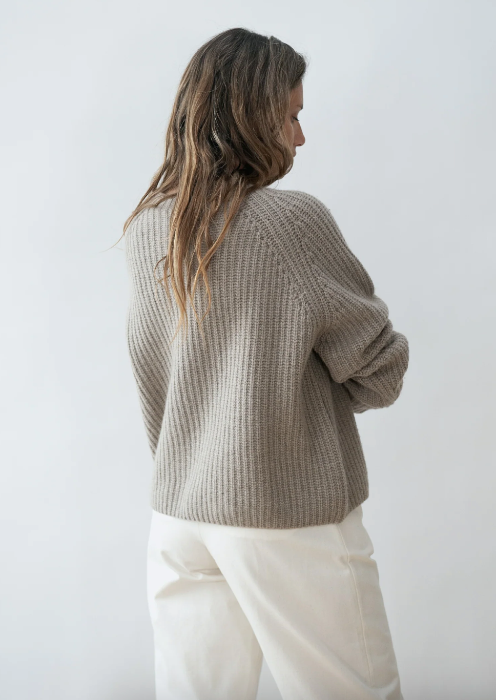 Oriana Cashmere Sweater - Greige