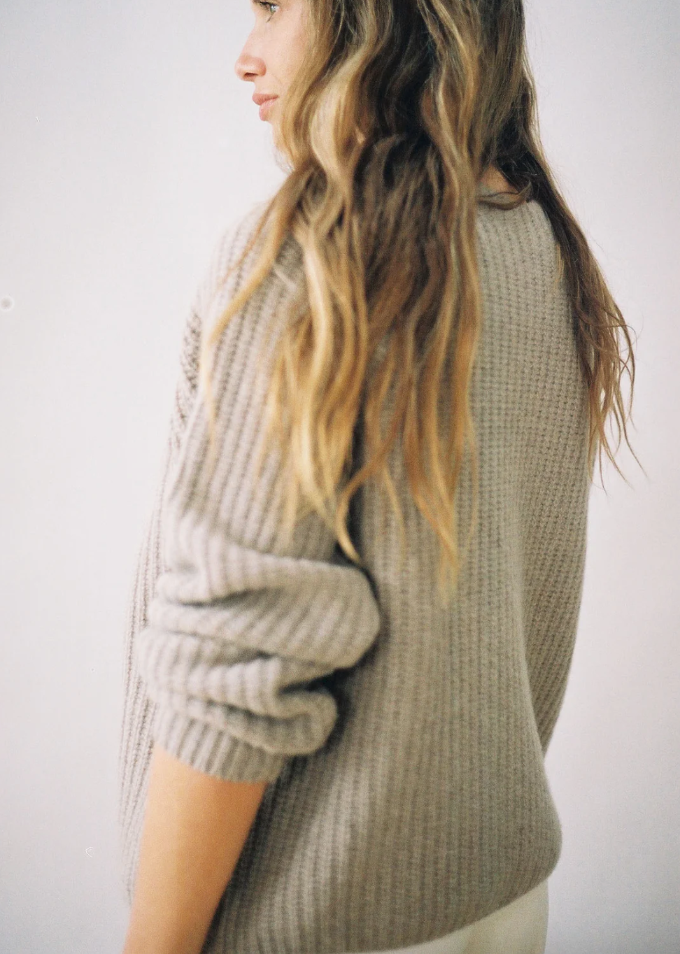 Oriana Cashmere Sweater - Greige