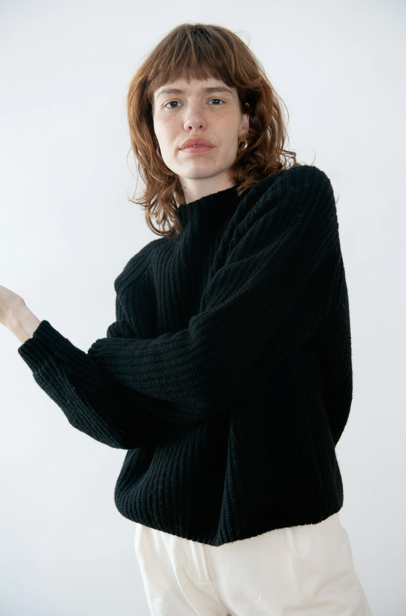 Oriana Cashmere Sweater - Black