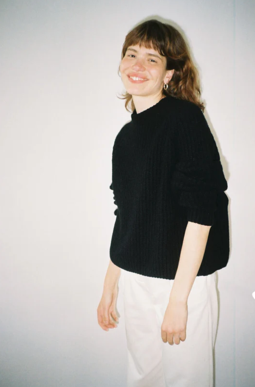 Oriana Cashmere Sweater - Black