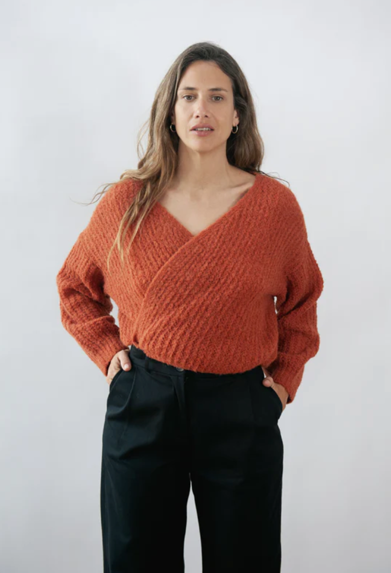 Wrap Cardigan Vega - Ochre