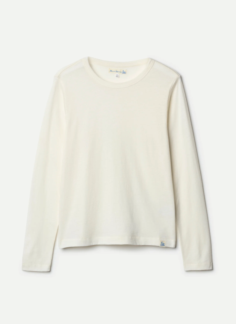 Premium Cotton-Cashmere Women’s Longsleeve - Nature