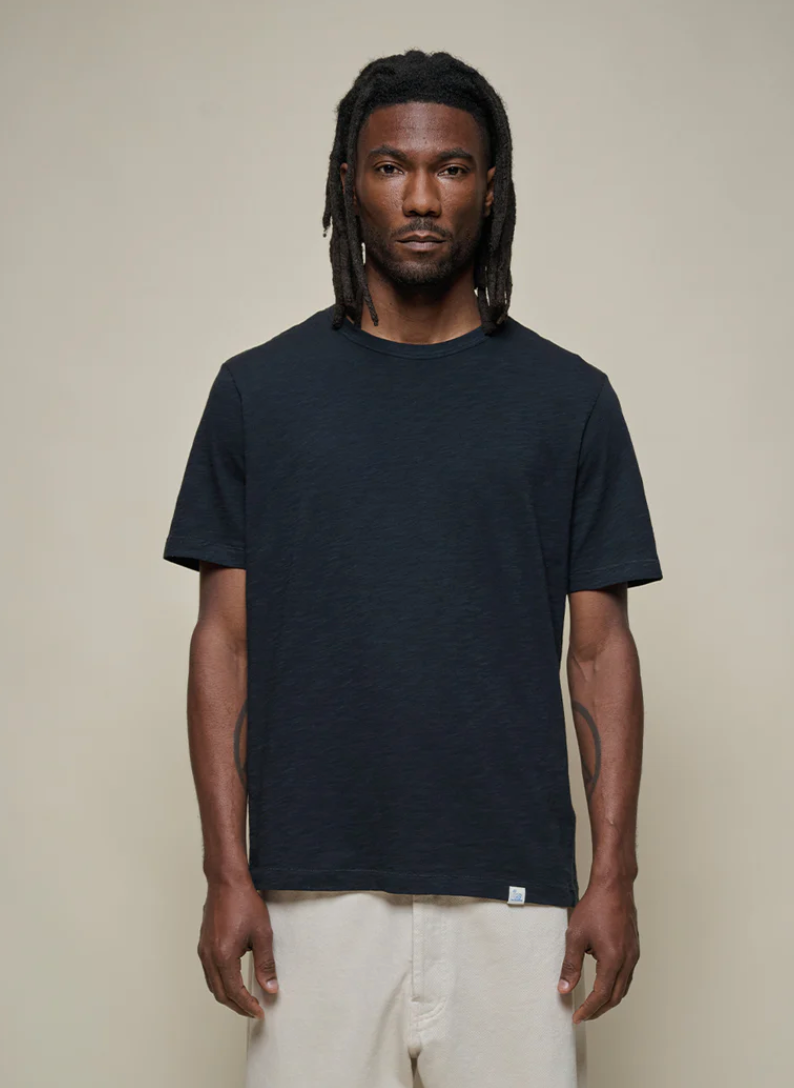 Pima Tee T-Shirt aus weicher Pima-Baumwolle - Deep Black