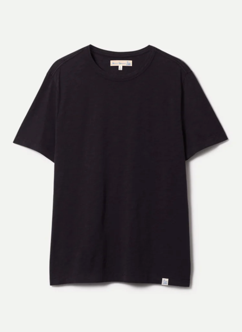 Pima Tee T-Shirt aus weicher Pima-Baumwolle - Deep Black