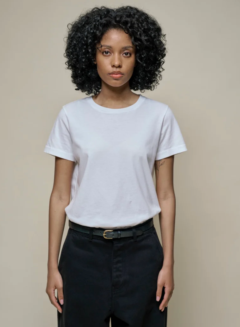 Soft Pima Cotton Women's T-Shirt - White