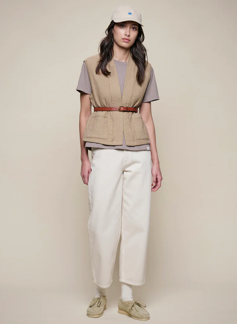 Soft Pima Cotton Women's T-Shirt - Faded Grain