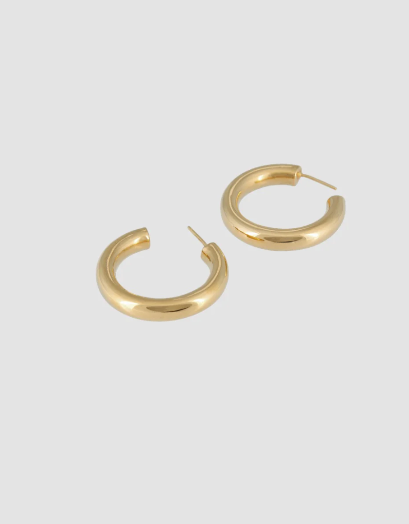 Big Hoops Round - Gold