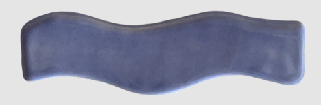 Ceramic Hair Clip - Purple ZigZag