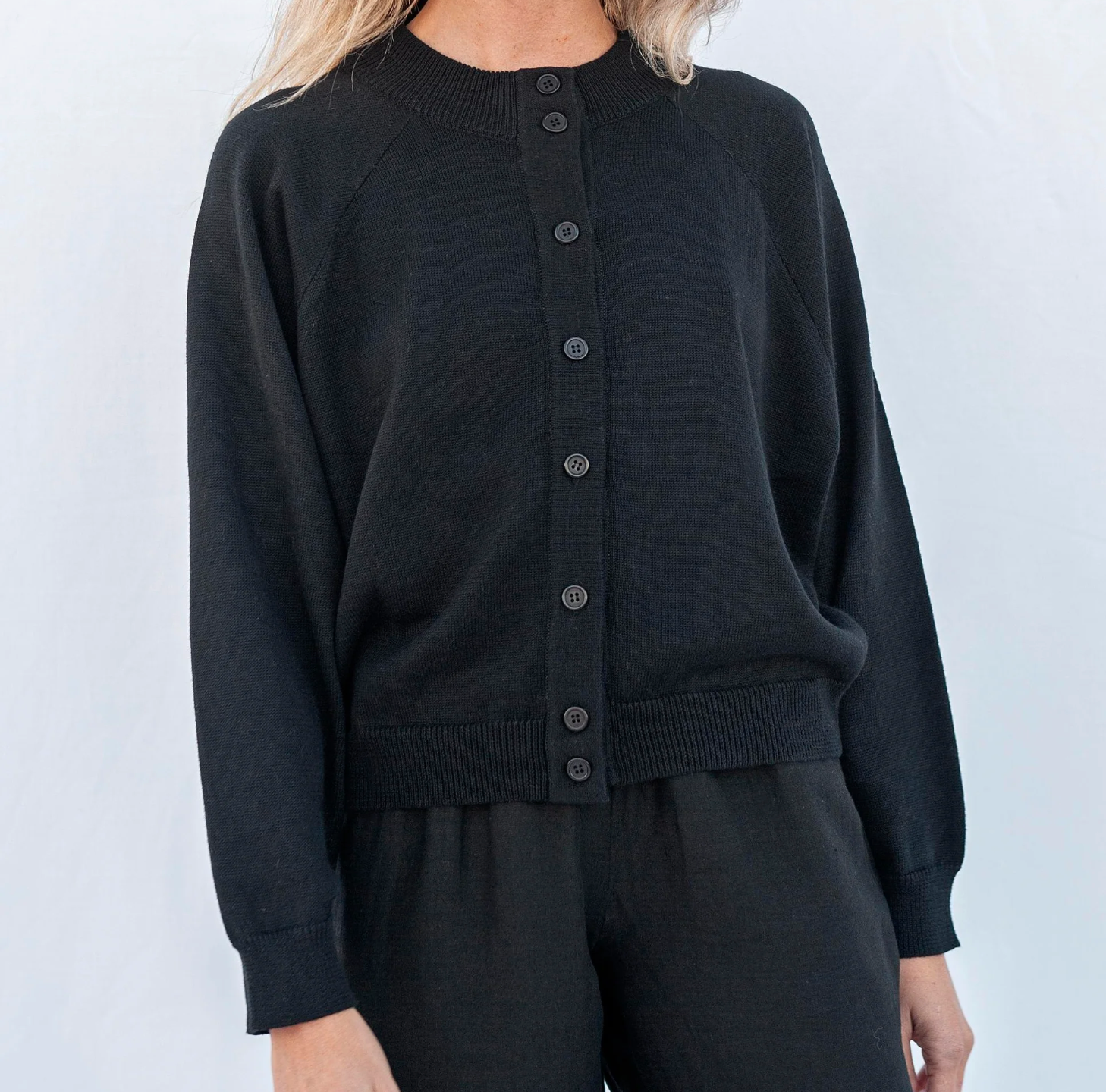 Barranco Knit Cardigan - Black