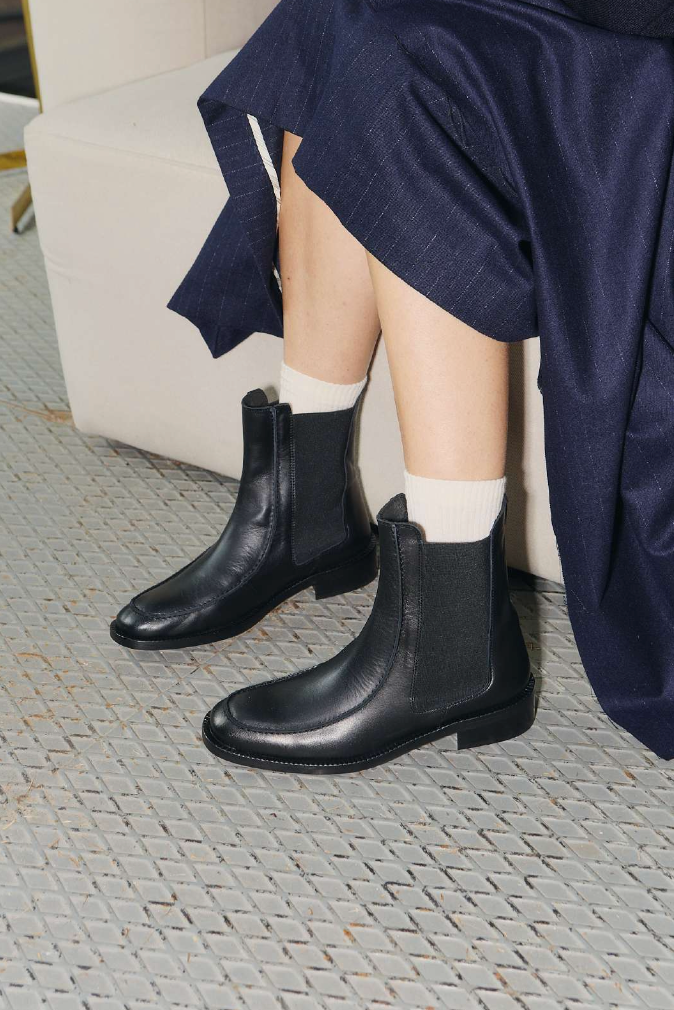 Squared Boots - Black