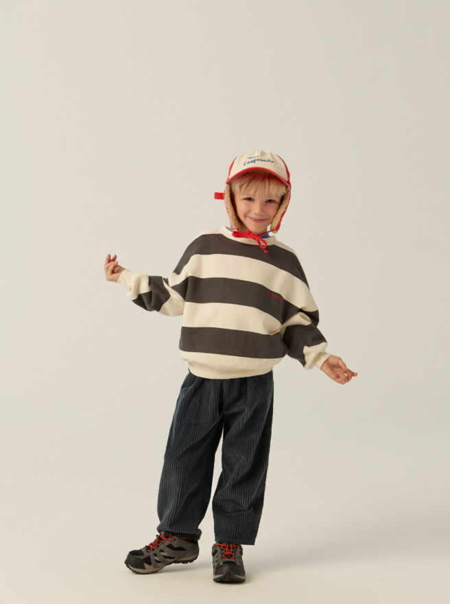Stripes Sweatshirt - Grey