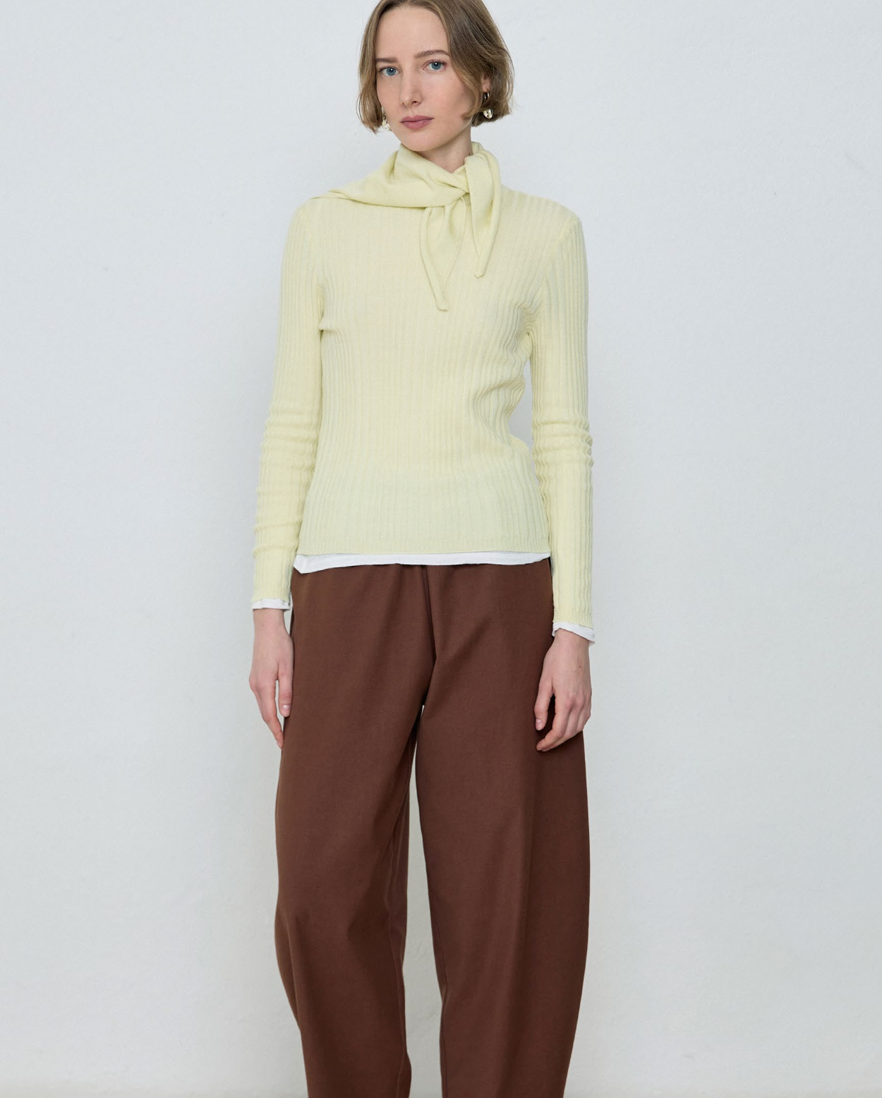 Triangle Scarf - Lemon