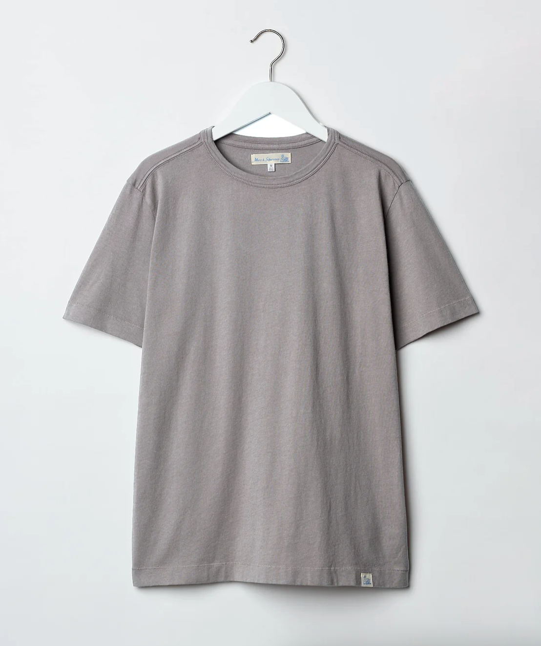 Pima Tee T-Shirt aus weicher Pima-Baumwolle - Basalt