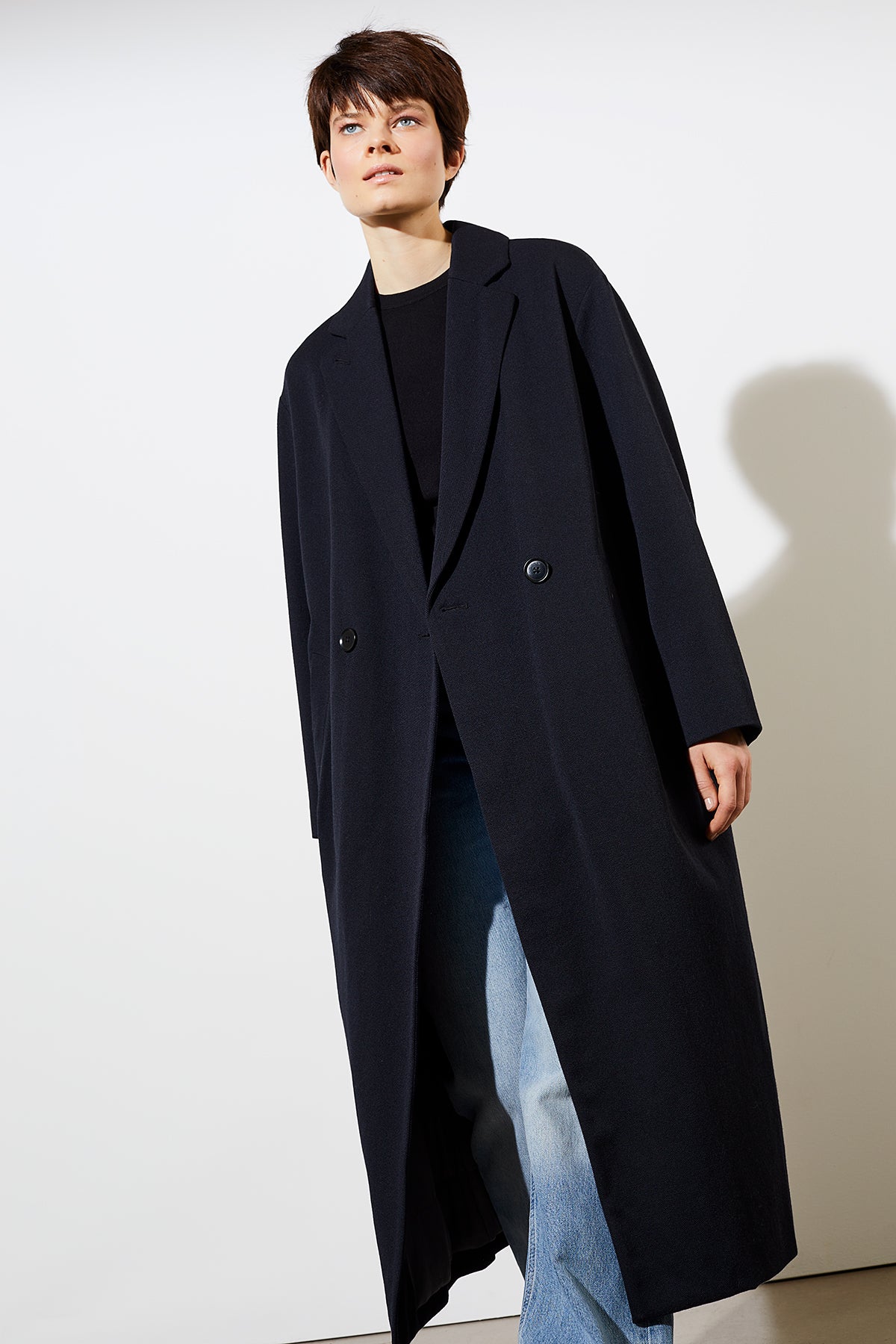 Coat Deline Cavalry Twill - carbon