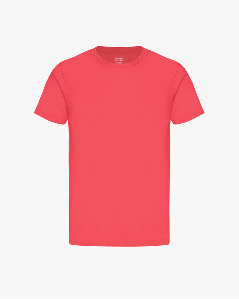 CLASSIC ORGANIC TEE - red tangerine