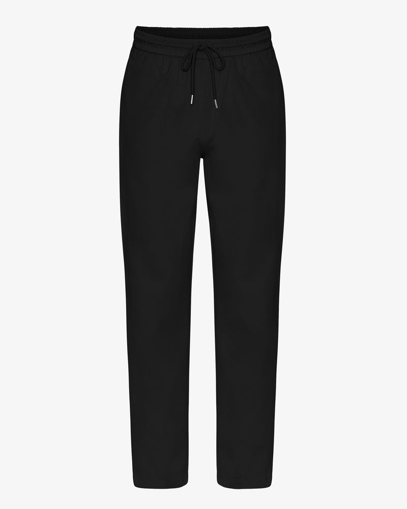 Organic Twill Pants - Deep Black / Ginger Brown