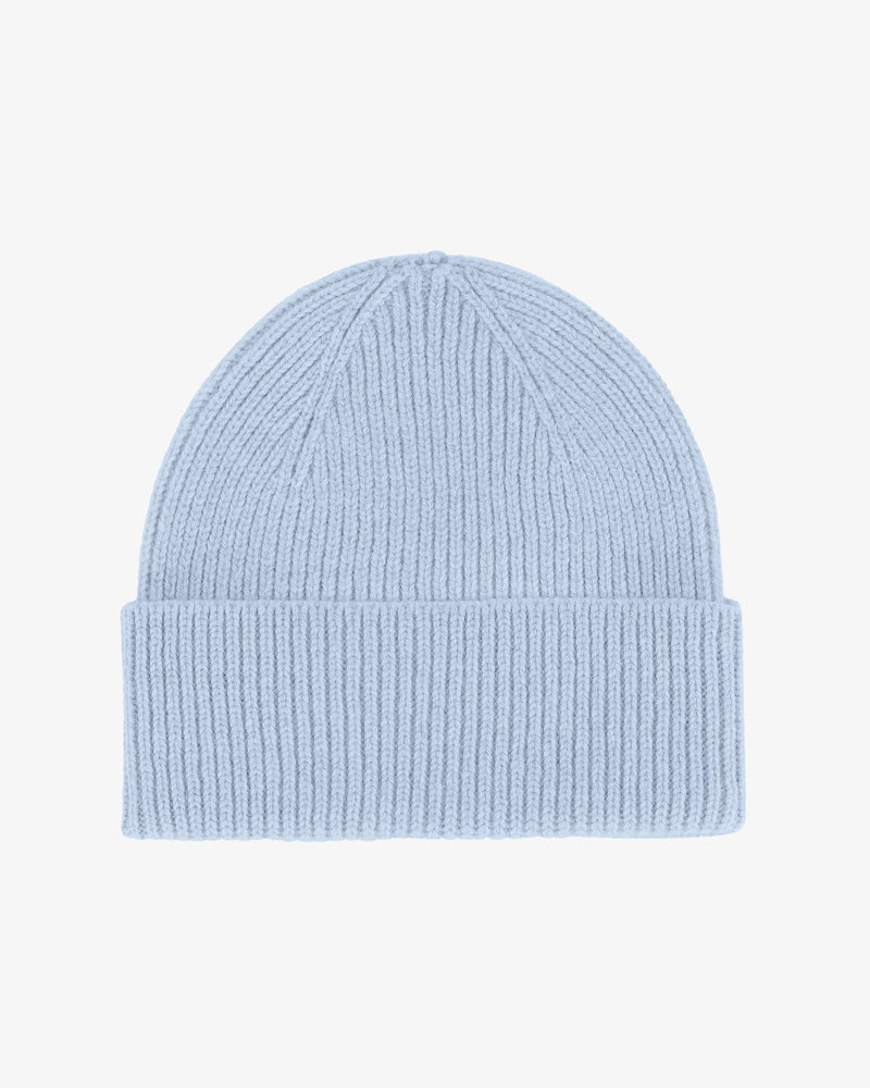 Merino Wool Beanie - Polar Blue