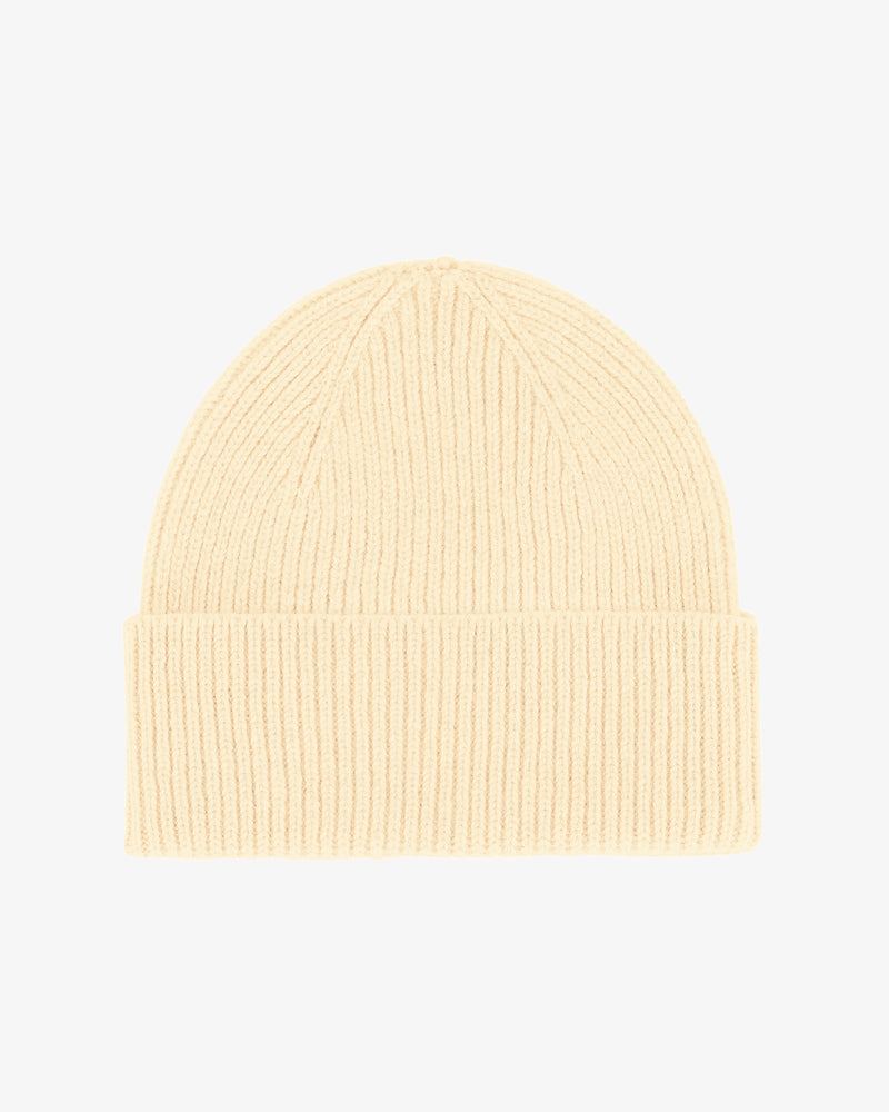 Merino Wool Beanie - Soft Yellow