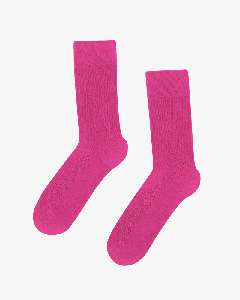 MEN CLASSIC ORGANIC SOCK - Bubblegum Pink