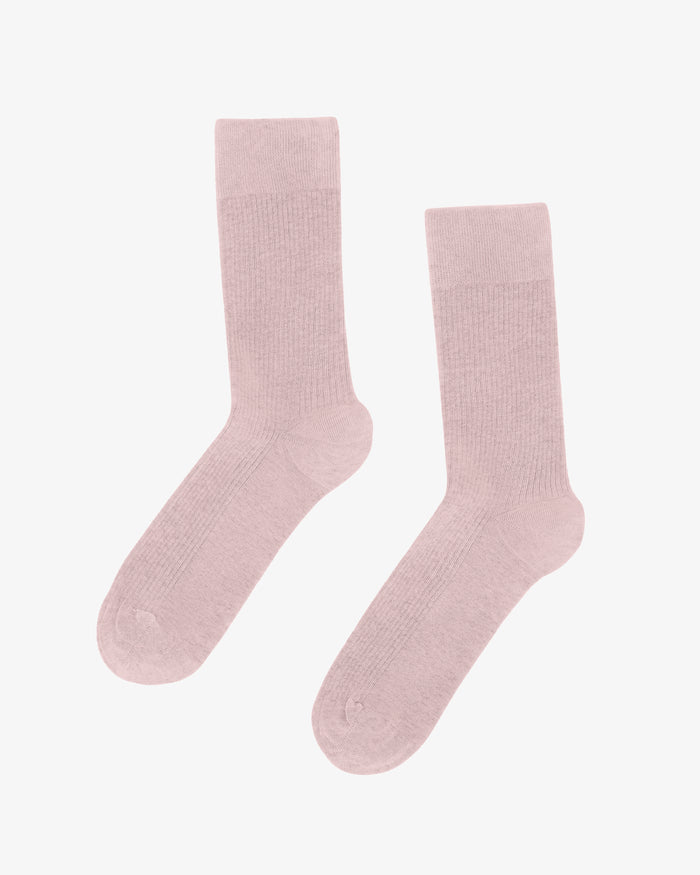 MEN CLASSIC ORGANIC SOCK - Faded Pink