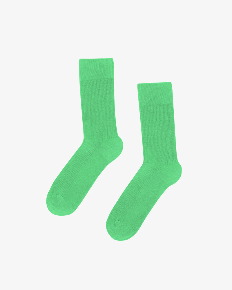 WOMEN CLASSIC ORGANIC SOCK - spring green