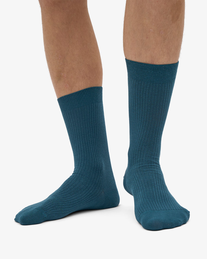 MEN CLASSIC ORGANIC SOCK - Ocean Green