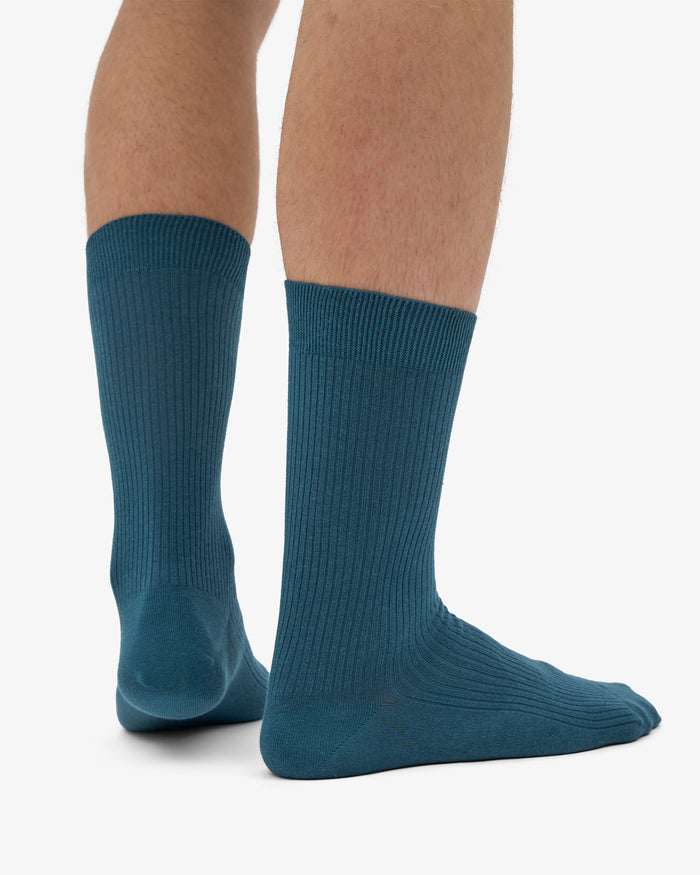 MEN CLASSIC ORGANIC SOCK - Ocean Green