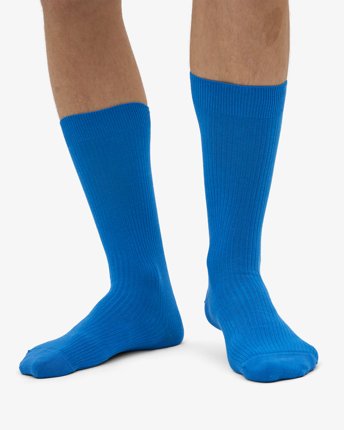 MEN CLASSIC ORGANIC SOCK - Pacific Blue