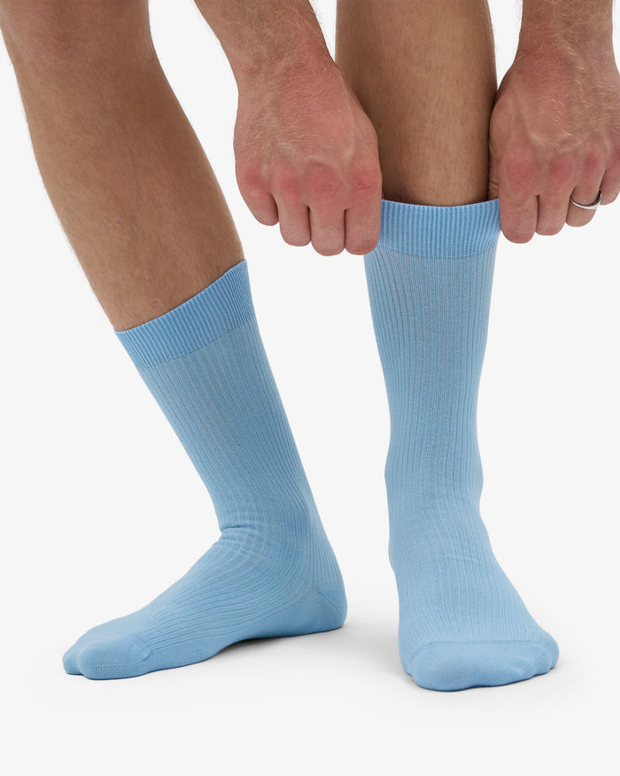 MEN CLASSIC ORGANIC SOCK - Seaside Blue
