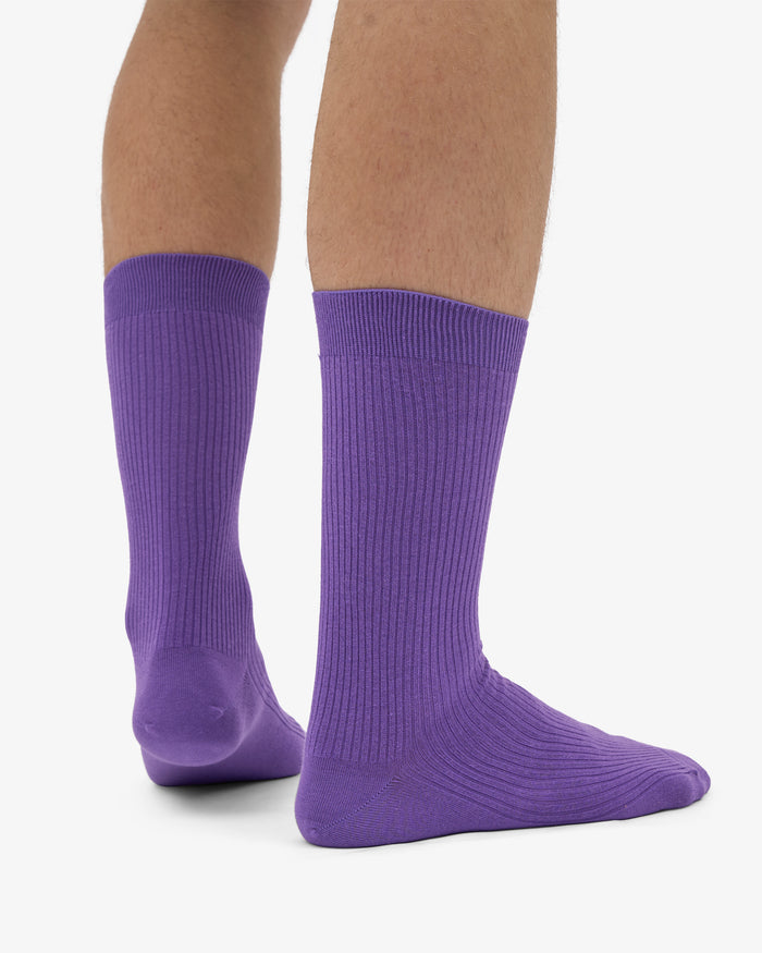 MEN CLASSIC ORGANIC SOCK - Ultra Violet