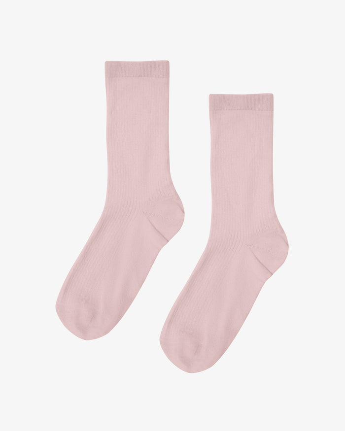 WOMEN CLASSIC ORGANIC SOCK - Fadet Pink