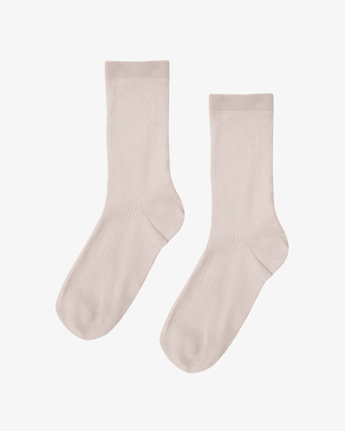 WOMEN CLASSIC ORGANIC SOCK - Ivory White
