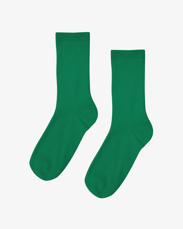 WOMEN CLASSIC ORGANIC SOCK - Kelly Green